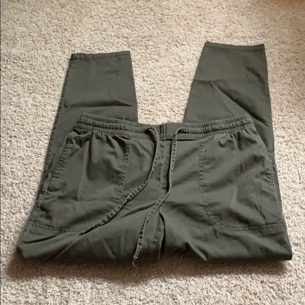 Loft Olive Green Joggers